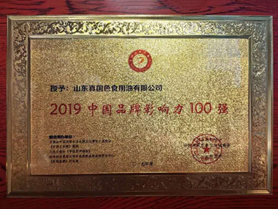 2019中国品牌影响力100强